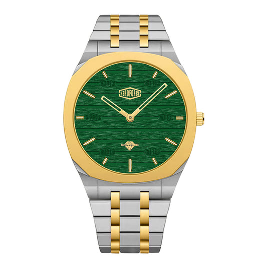 HeroForce 5038 - Emerald Horizon – Octagonal Men’s Luxury Watch