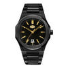 HeroForce 5046 – Luxury Analog Watch with Sunray Dial & Tapered Link Bracelet