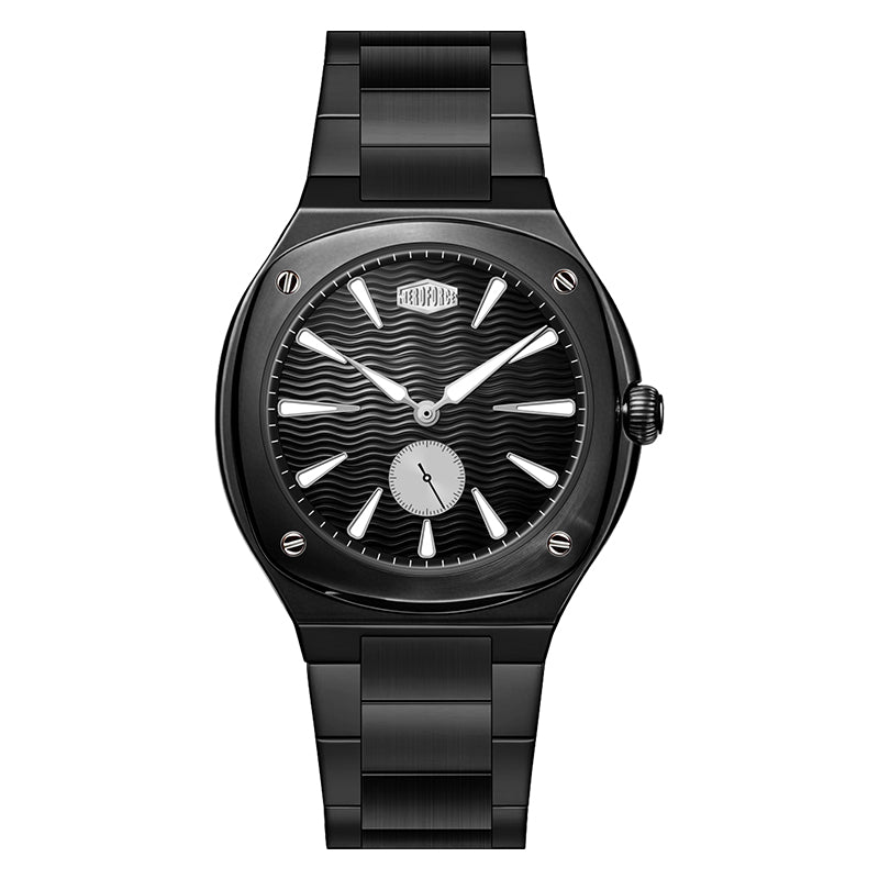 HeroForce 5075 - Men's Analog Watch – Integrated Stainless Steel Bracelet
