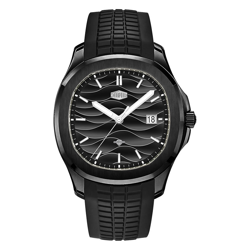 HeroForce 6013B - Sculpted Sport Textured Dial Watch