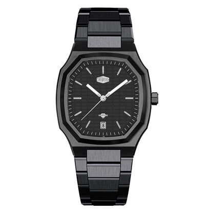 HeroForce 5076 - Modern Classic Geometric Stainless Steel Watch