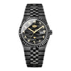 HeroForce 5036B - Ocean Wave – Arabic Dial Watch with Fluted Bezel