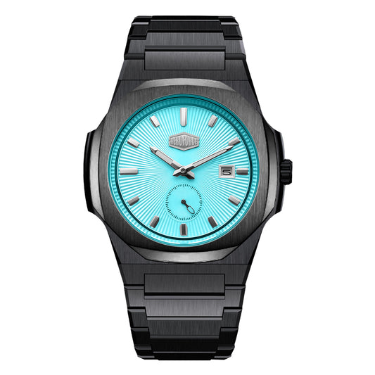 HeroForce 5008 - Azure Stealth – Sunray Turquoise Dial