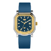 HeroForce 5051P – Men’s Square Business Watch with Multi-Faceted Bezel and Date