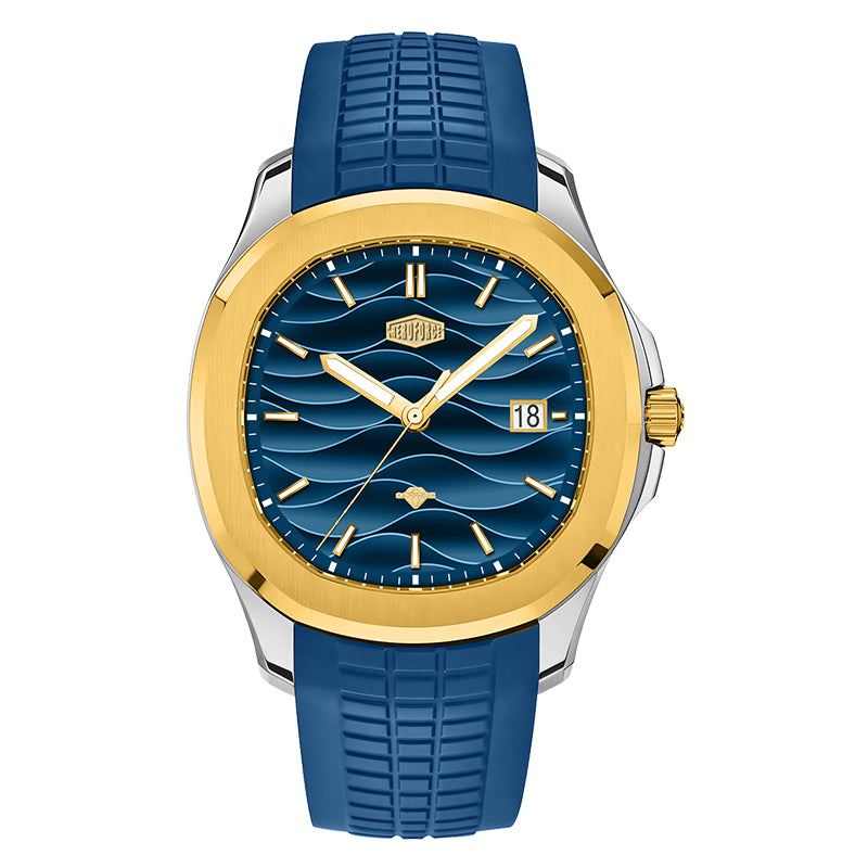 HeroForce 6013B - Sculpted Sport Textured Dial Watch