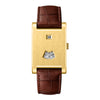 HeroForce 5035P – Jump-Hour Rectangle Watch with Embossed Leather Strap