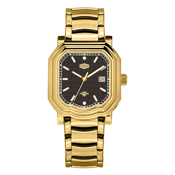 HeroForce 5051S – Men’s Geometric Analog Watch with Textured Dial
