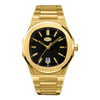 HeroForce 5046 – Luxury Analog Watch with Sunray Dial & Tapered Link Bracelet