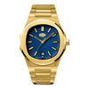 HeroForce 5046 – Luxury Analog Watch with Sunray Dial & Tapered Link Bracelet