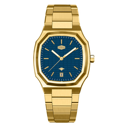 HeroForce 5076 - Modern Classic Geometric Stainless Steel Watch