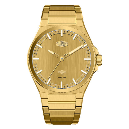 HeroForce 5063 - Men's Luxury Analog Watch – Stainless Steel Bracelet, Sapphire Crystal Display