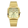 HeroForce 5055GL - Luxury Square Analog Watch with Sapphire Glass & Date Display