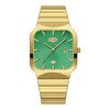 HeroForce 5055GL - Luxury Square Analog Watch with Sapphire Glass & Date Display