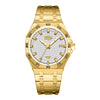 HeroForce 5043 – Men’s Octagonal Bezel Watch with Wave Textured Dial