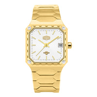 Gold - White