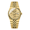 HeroForce 5036B - Ocean Wave – Arabic Dial Watch with Fluted Bezel