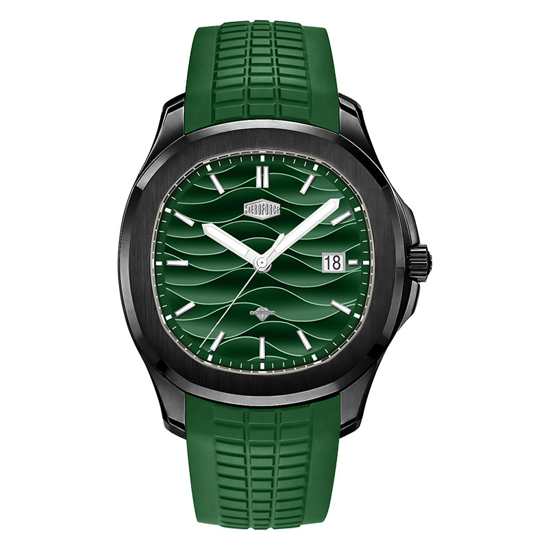 HeroForce 6013B - Sculpted Sport Textured Dial Watch