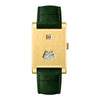 HeroForce 5035P – Jump-Hour Rectangle Watch with Embossed Leather Strap