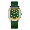HeroForce 5051P – Men’s Square Business Watch with Multi-Faceted Bezel and Date