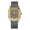 HeroForce 5051P – Men’s Square Business Watch with Multi-Faceted Bezel and Date
