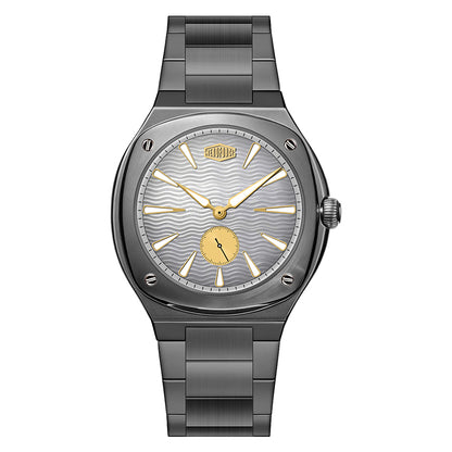 HeroForce 5075 - Men's Analog Watch – Integrated Stainless Steel Bracelet