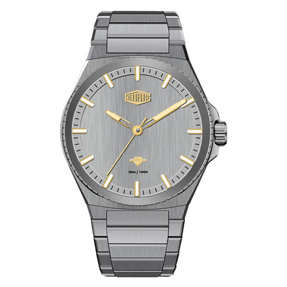HeroForce 5063 - Men's Luxury Analog Watch – Stainless Steel Bracelet, Sapphire Crystal Display