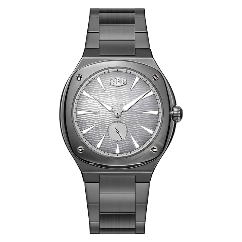 HeroForce 5075 - Men's Analog Watch – Integrated Stainless Steel Bracelet