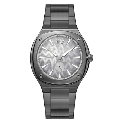 HeroForce 5075 - Men's Analog Watch – Integrated Stainless Steel Bracelet