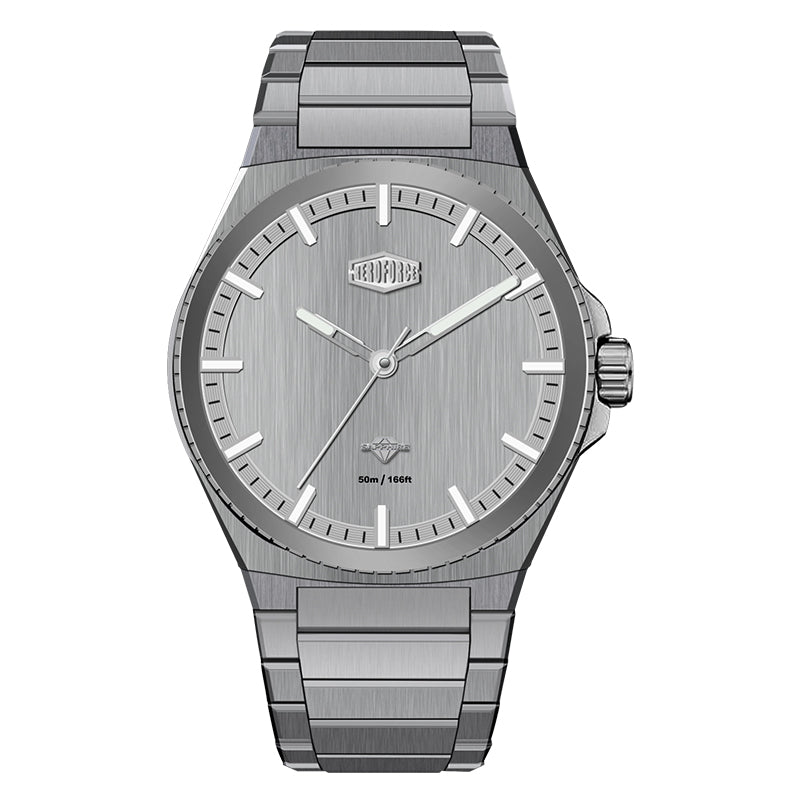 HeroForce 5063 - Men's Luxury Analog Watch – Stainless Steel Bracelet, Sapphire Crystal Display