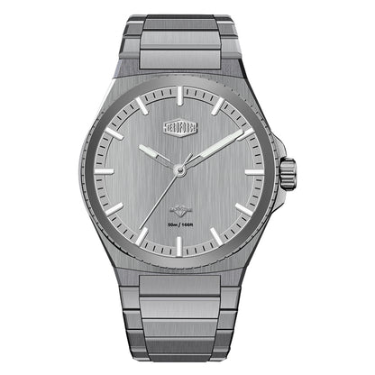 HeroForce 5063 - Men's Luxury Analog Watch – Stainless Steel Bracelet, Sapphire Crystal Display