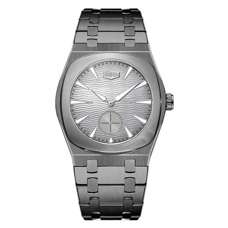 HeroForce 6017 - Luxury Skeleton Dial Stainless Steel Watch