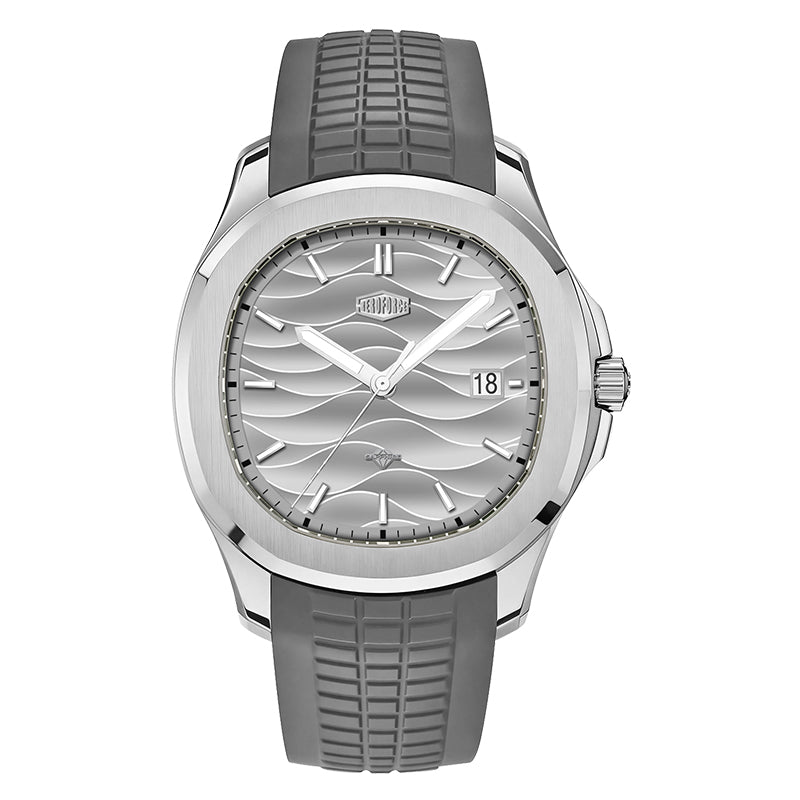 HeroForce 6013B - Sculpted Sport Textured Dial Watch
