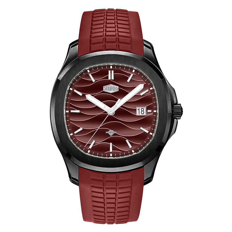 HeroForce 6013B - Sculpted Sport Textured Dial Watch