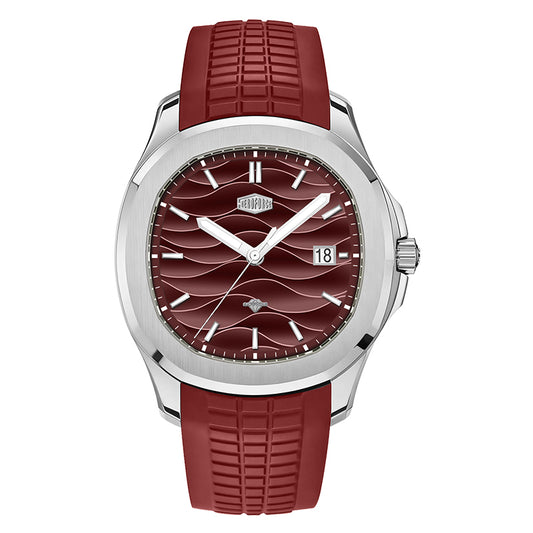 HeroForce 6013B - Sculpted Sport Textured Dial Watch
