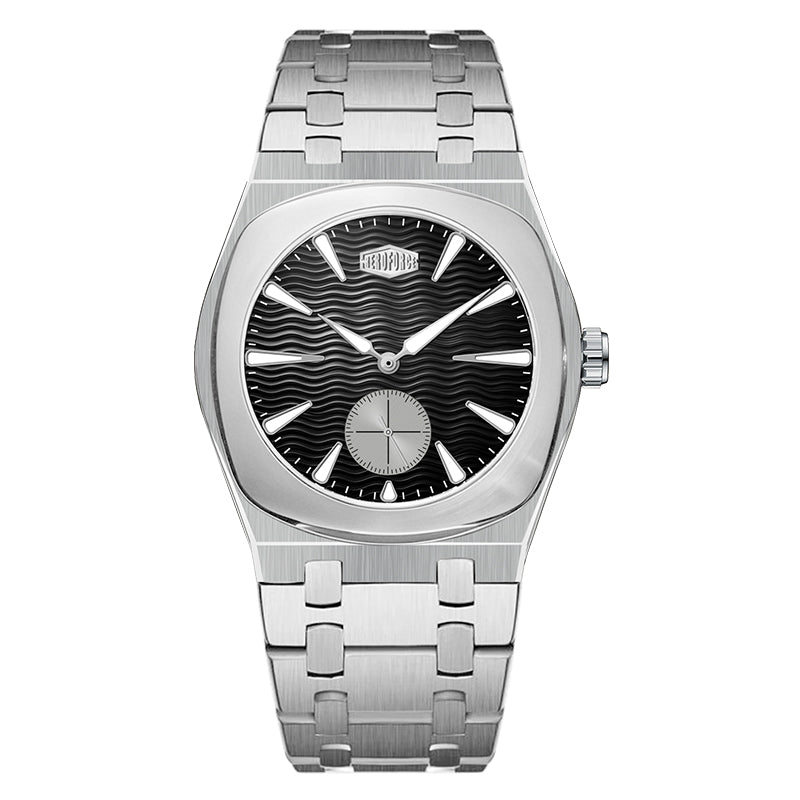HeroForce 6017 - Luxury Skeleton Dial Stainless Steel Watch