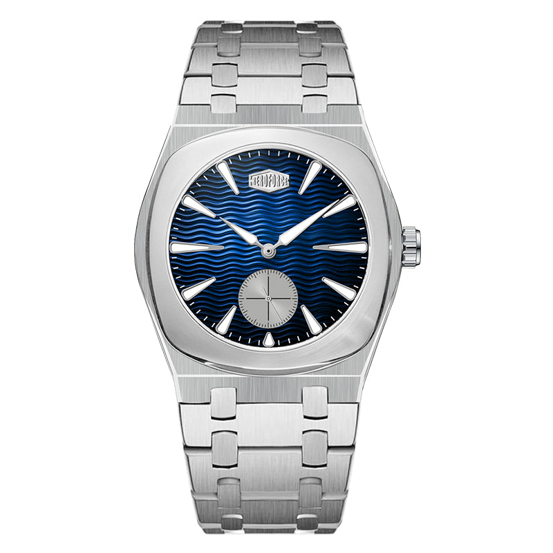 HeroForce 6017 - Luxury Skeleton Dial Stainless Steel Watch