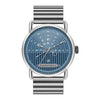 HeroForce 5005B – Men’s Minimal Dial Watch - Stainless Steel Strap