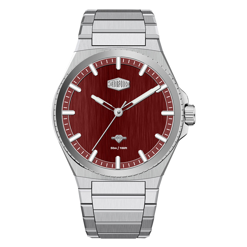HeroForce 5063 - Men's Luxury Analog Watch – Stainless Steel Bracelet, Sapphire Crystal Display