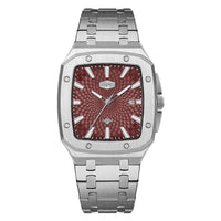 Silver - Red