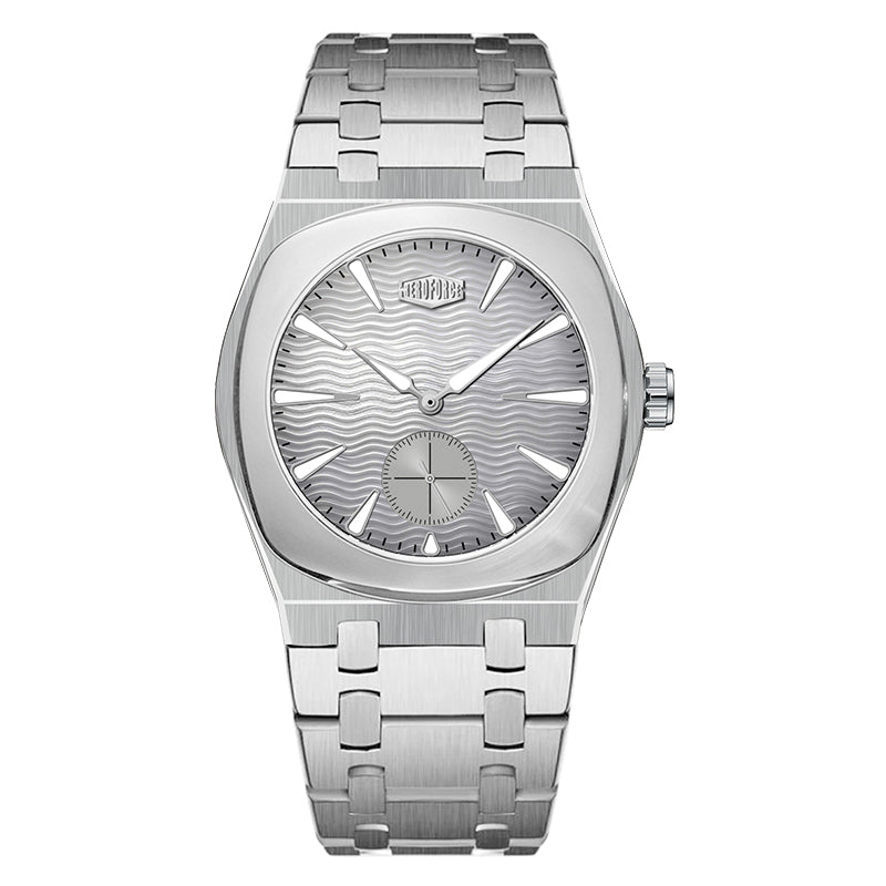 HeroForce 6017 - Luxury Skeleton Dial Stainless Steel Watch
