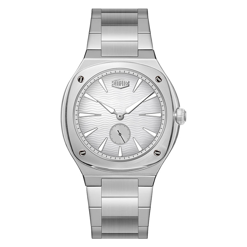 HeroForce 5075 - Men's Analog Watch – Integrated Stainless Steel Bracelet