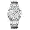 HeroForce 5043 – Men’s Octagonal Bezel Watch with Wave Textured Dial
