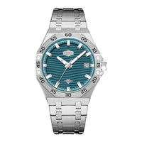 Silver - Teal