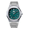 HeroForce 5046 – Luxury Analog Watch with Sunray Dial & Tapered Link Bracelet