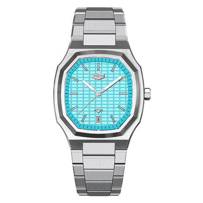 HeroForce 5076 - Modern Classic Geometric Stainless Steel Watch