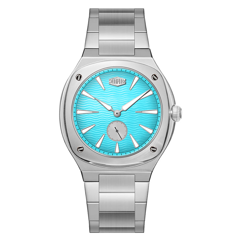 HeroForce 5075 - Men's Analog Watch – Integrated Stainless Steel Bracelet