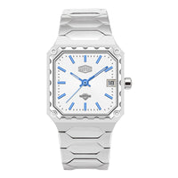 Silver - White Blue