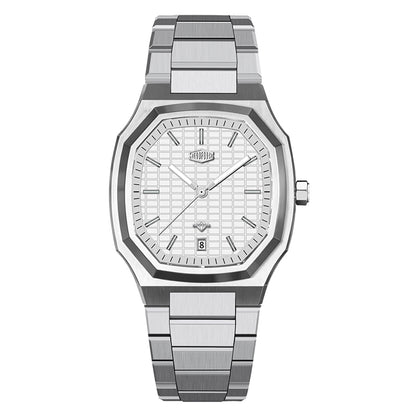 HeroForce 5076 - Modern Classic Geometric Stainless Steel Watch