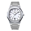 HeroForce 5046 – Luxury Analog Watch with Sunray Dial & Tapered Link Bracelet