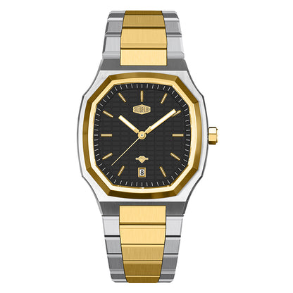 HeroForce 5076 - Modern Classic Geometric Stainless Steel Watch